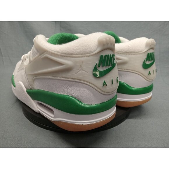 Nike Boys Air Jordan 4 RM (GS) Sneakers Mesh White Green Size 5 NEW NO BOX! - Picture 6 of 11